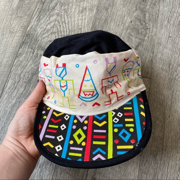 Vintage 8s Style Biker Cap Cycling Cat 